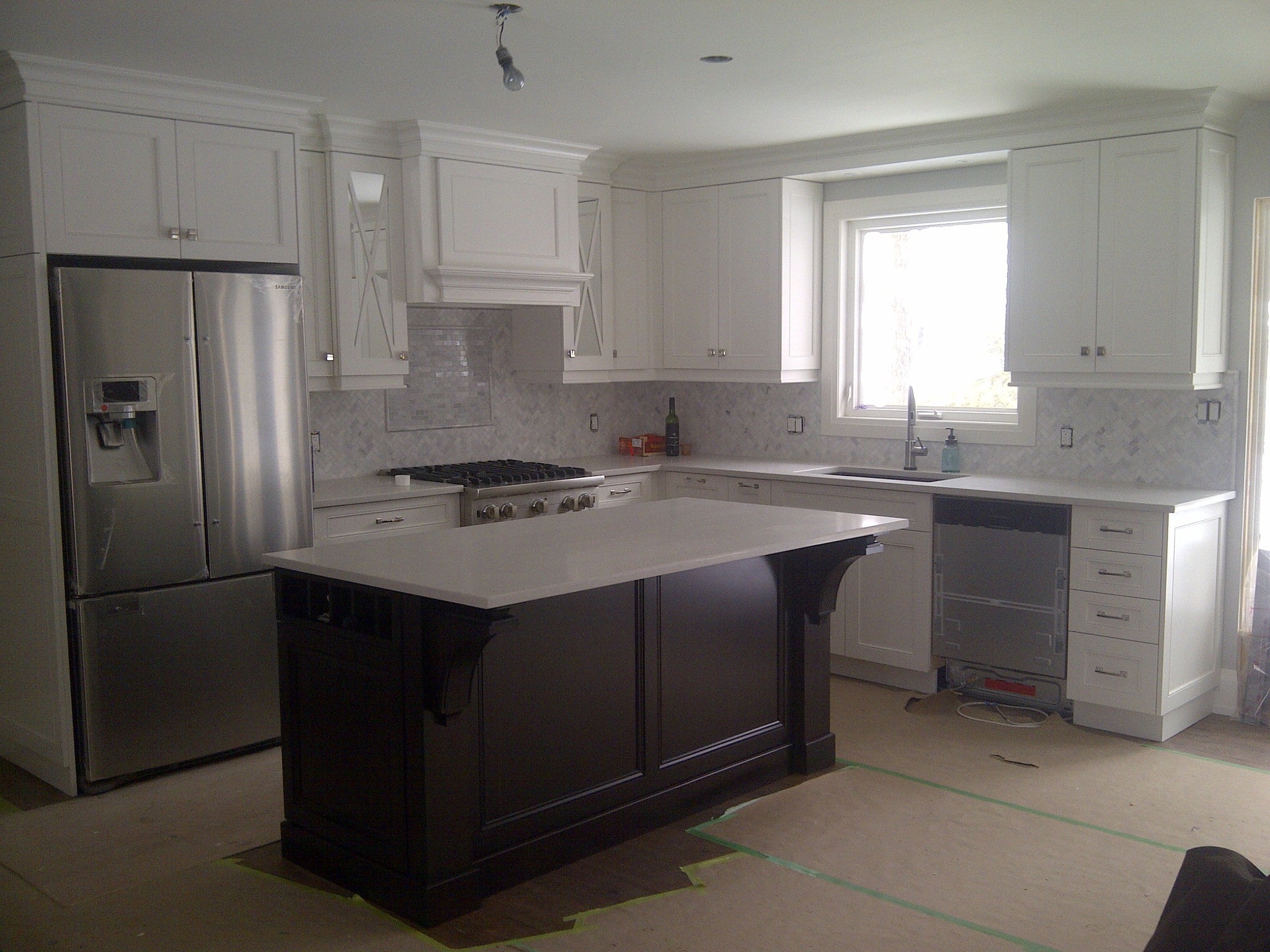 Kitchen Re-Model - Contrasting Island
